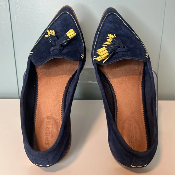Sperry Navy Suede Top-Sider Women's Saybrook. Size 7 1/2. - Picture 8 of 11